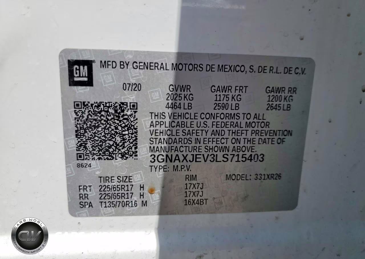 2020 Chevrolet Equinox Lt VIN:3GNAXJEV3LS715403 - 13