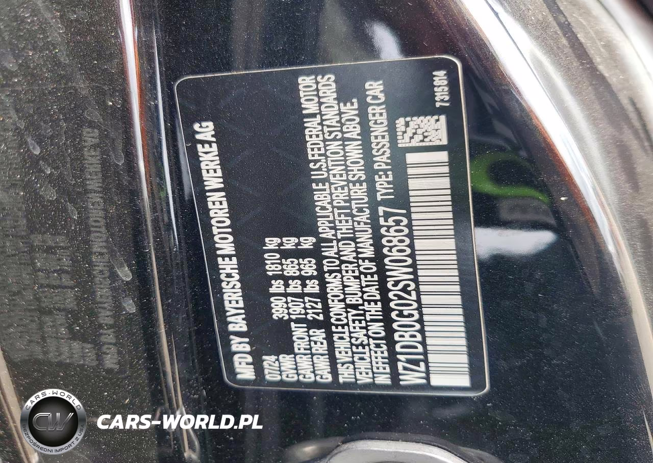 2025 Toyota Gr Supra 3.0 VIN:WZ1DB0G02SW068657 - 12