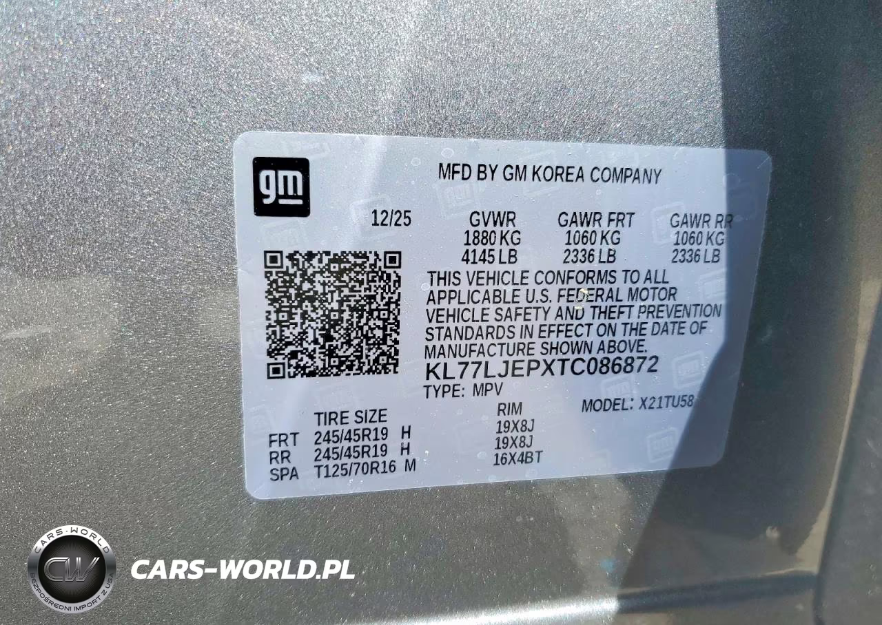 2026 Chevrolet Trax 2Rs VIN:KL77LJEPXTC086872 - 13