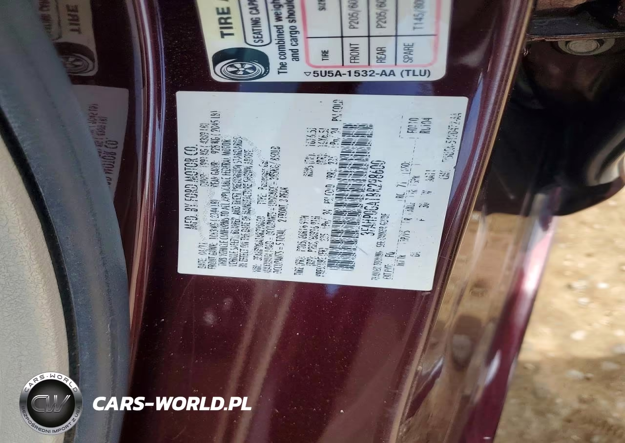 2011 Ford Fusion S VIN:3FAHP0GA1BR298600 - 12