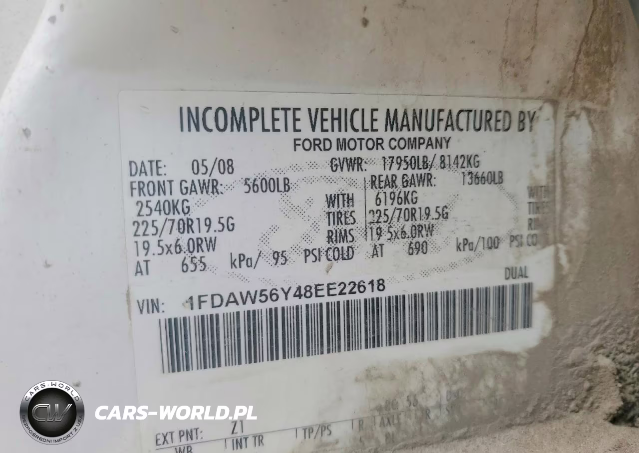 2008 Ford F550 Super Duty VIN:1FDAW56Y48EE22618 - 13