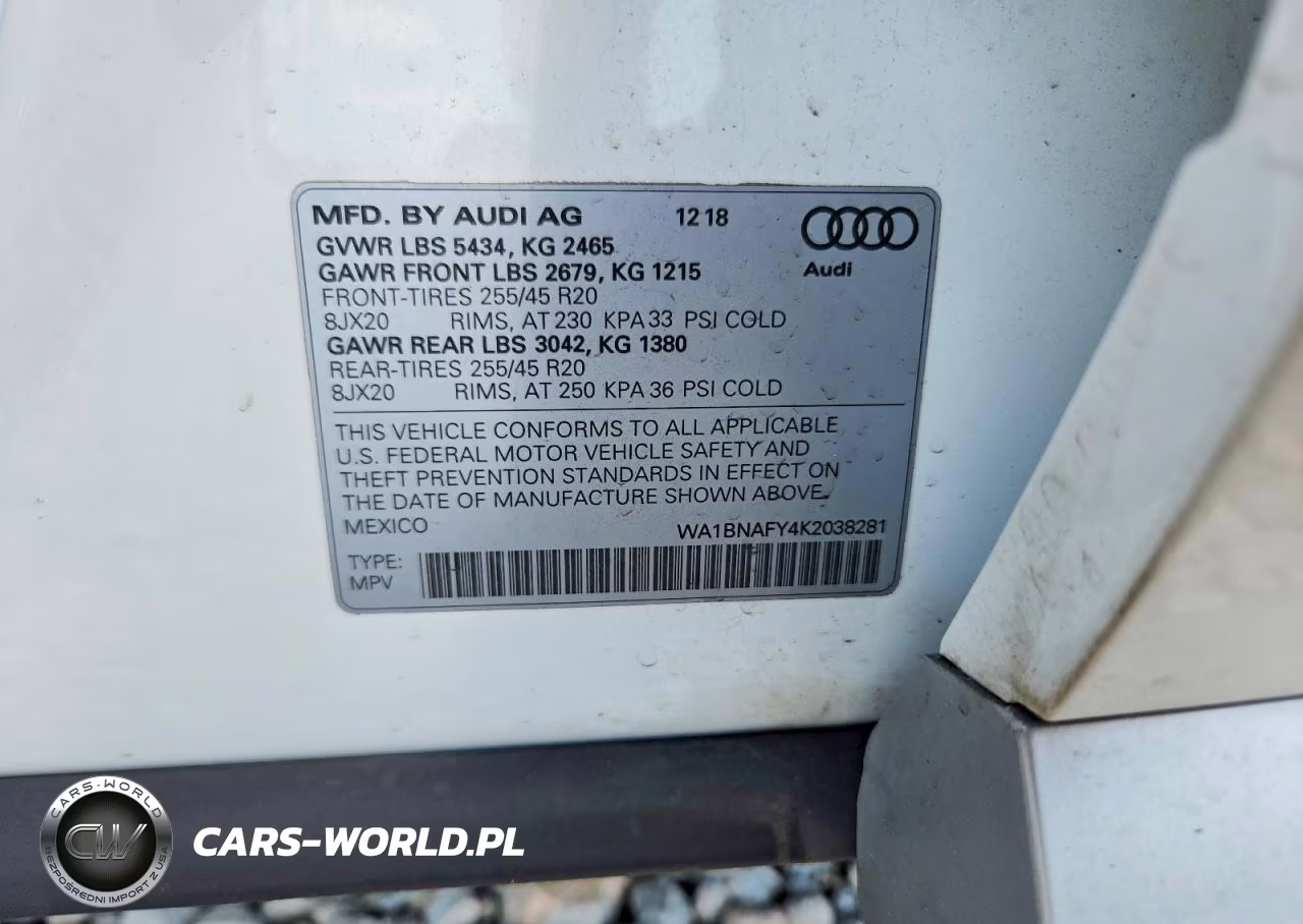 2019 Audi Q5 Premium Plus VIN:WA1BNAFY4K2038281 - 13
