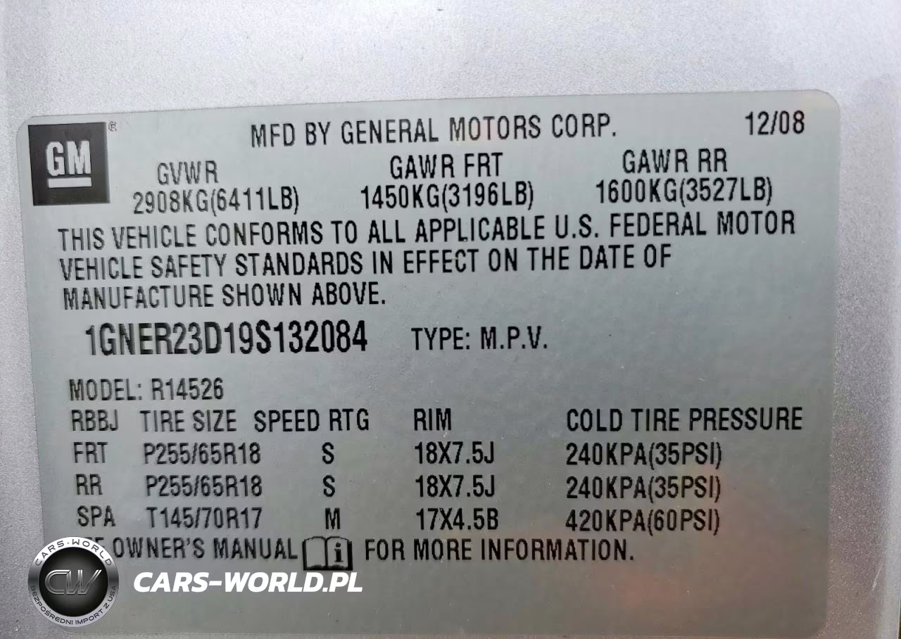 2009 Chevrolet Traverse Lt VIN:1GNER23D19S132084 - 13