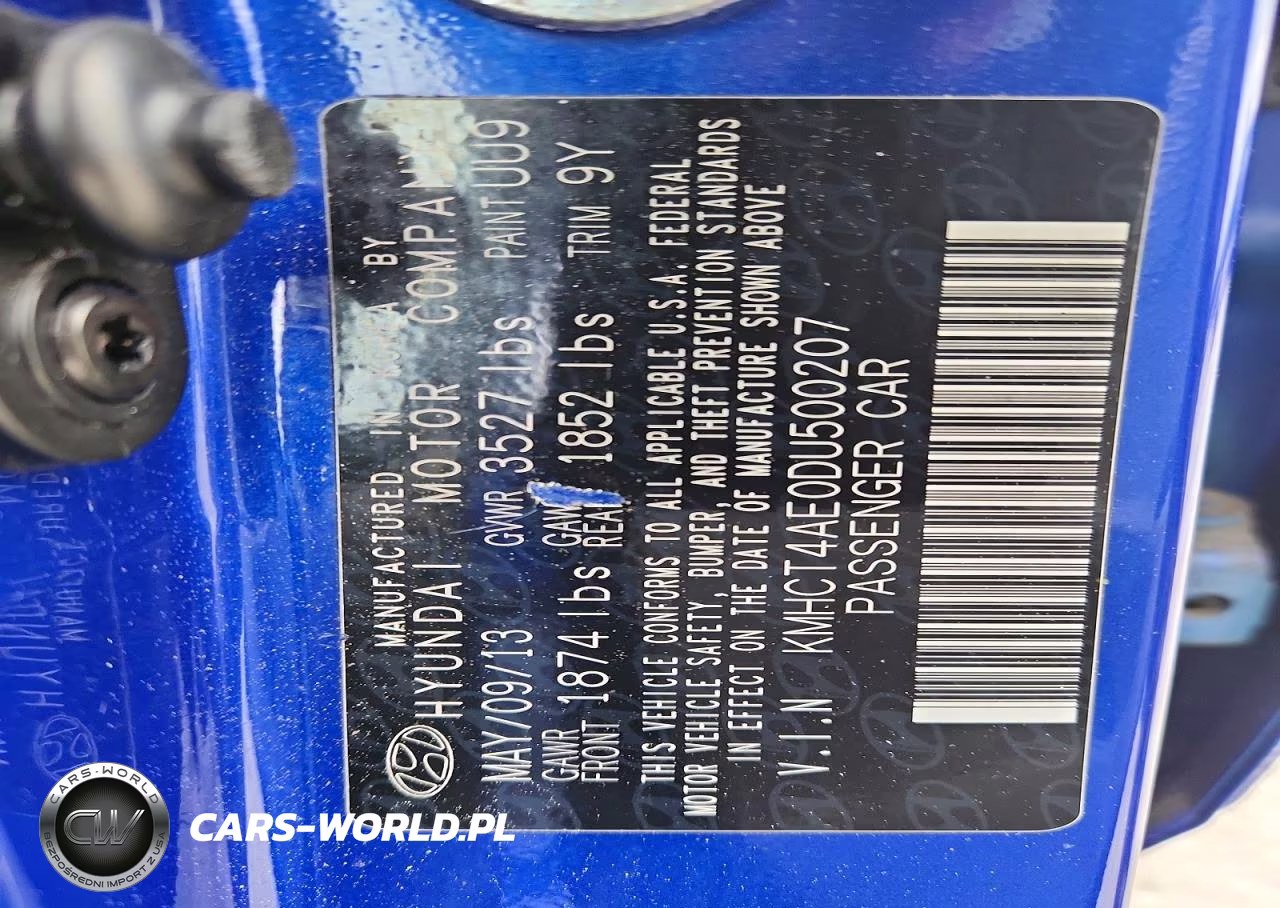 2013 Hyundai Accent Gls VIN:KMHCT4AE0DU500207 - 12
