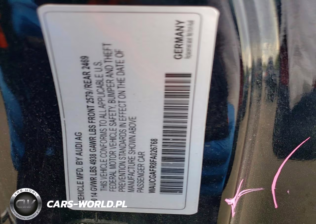 2015 Audi S5 Premium Plus VIN:WAUCGAFR8FA026768 - 12