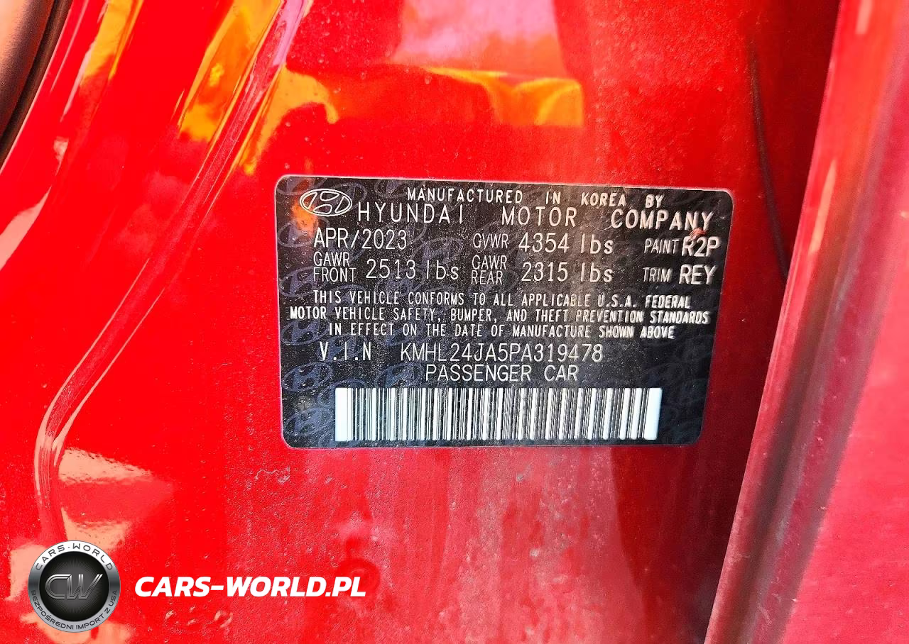 2023 Hyundai Sonata Se VIN:KMHL24JA5PA319478 - 12