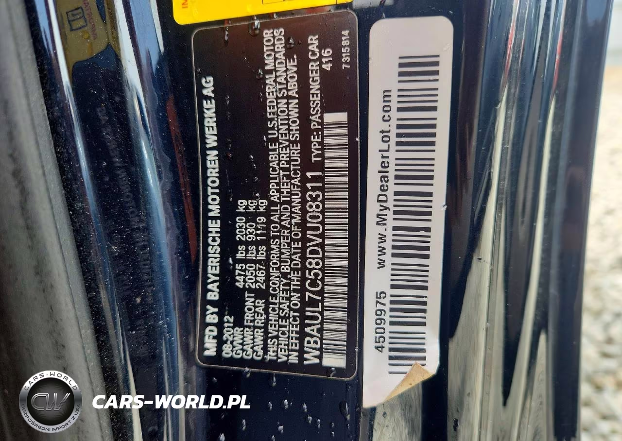 2013 BMW 128 I VIN:WBAUL7C58DVU08311 - 12