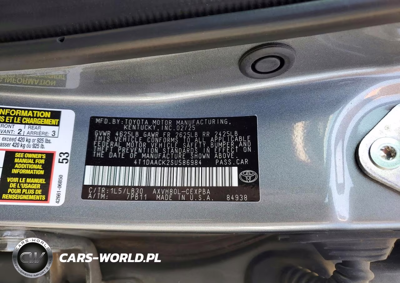 2025 Toyota Camry Xse VIN:4T1DAACK2SU586984 - 13