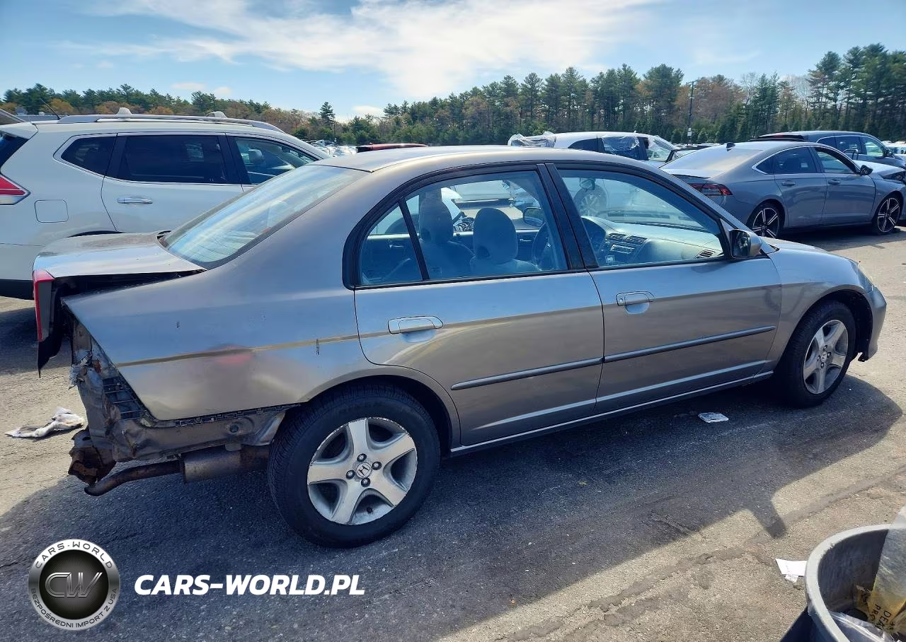 2004 Honda Civic Ex VIN:2HGES26734H523922 - 3