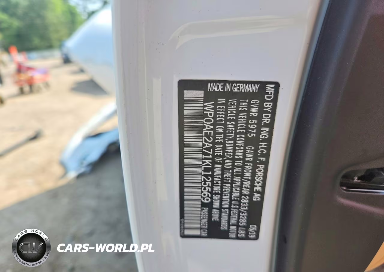 2019 Porsche Panamera 4 E-Hybrid VIN:WP0AE2A71KL125569 - 12