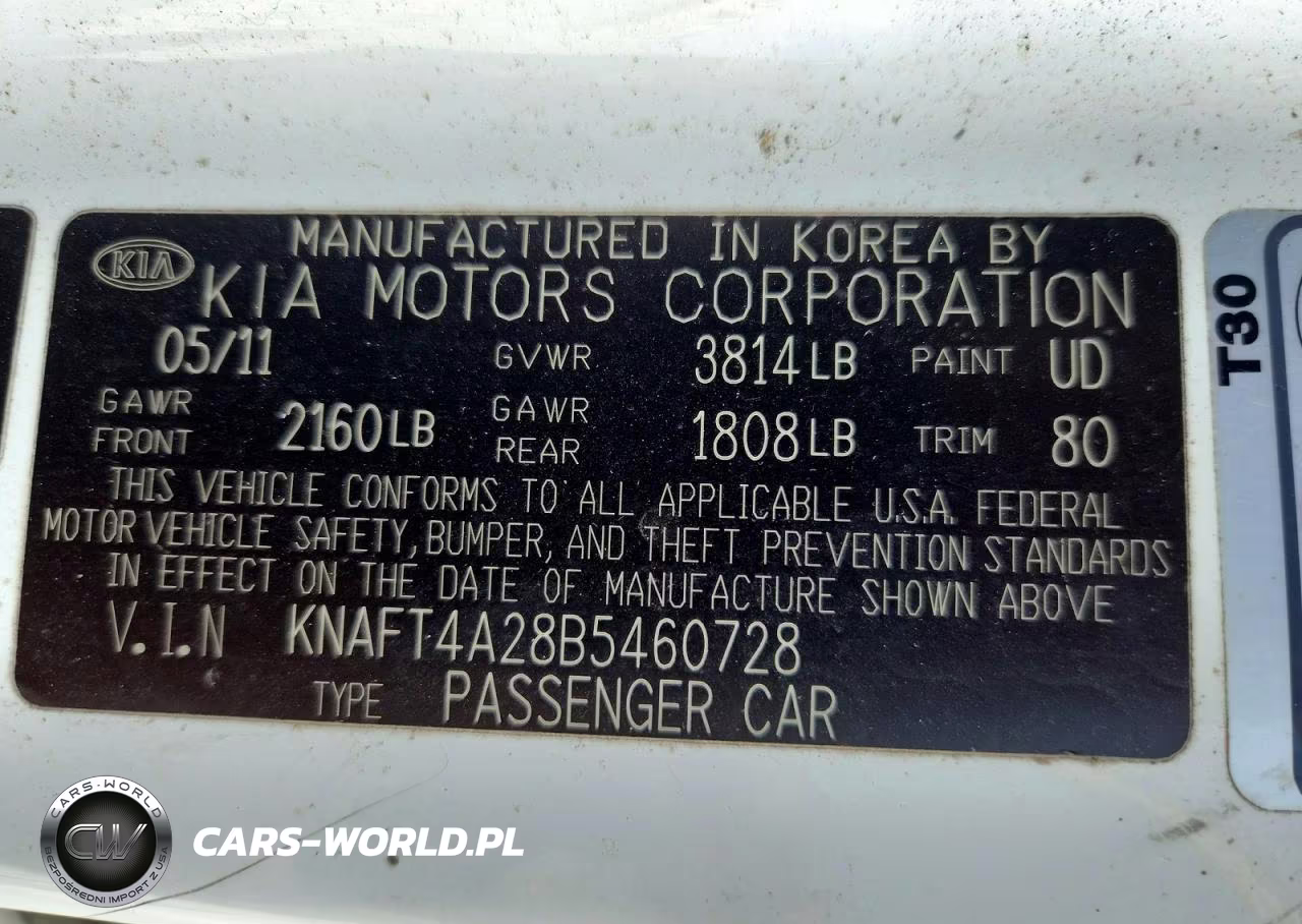 2011 Kia Forte Lx VIN:KNAFT4A28B5460728 - 13