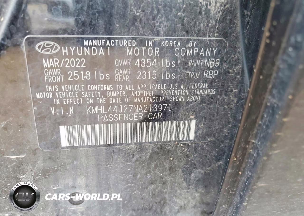 2022 Hyundai Sonata Sel Plus VIN:KMHL44J27NA213971 - 12