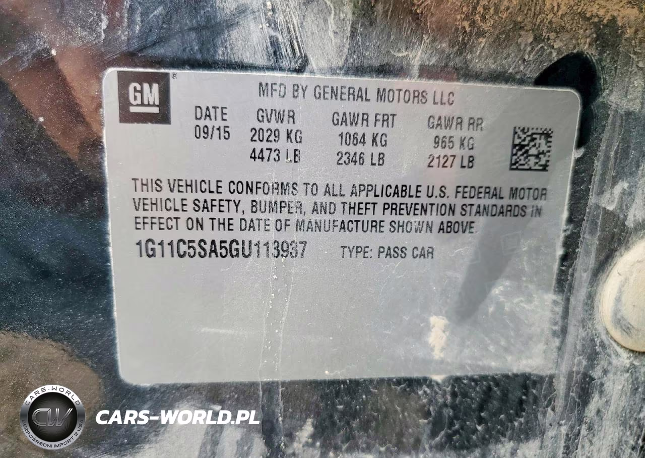 2016 Chevrolet Malibu Limited Lt VIN:1G11C5SA5GU113937 - 12