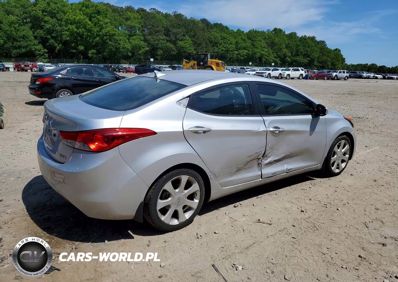 2012 Hyundai Elantra Limited VIN:KMHDH4AEXCU352121 - 3