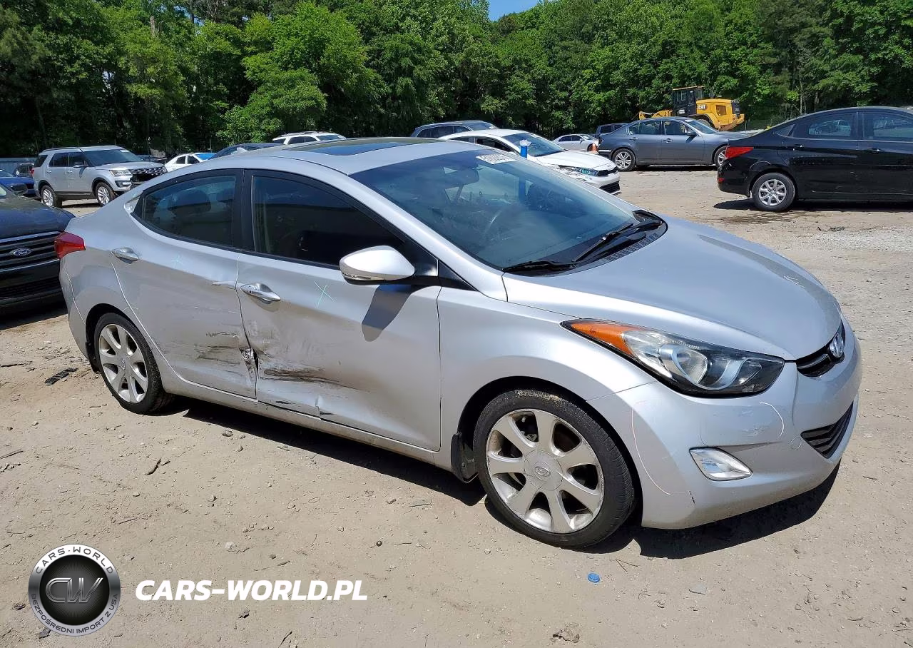 2012 Hyundai Elantra Limited VIN:KMHDH4AEXCU352121 - 4