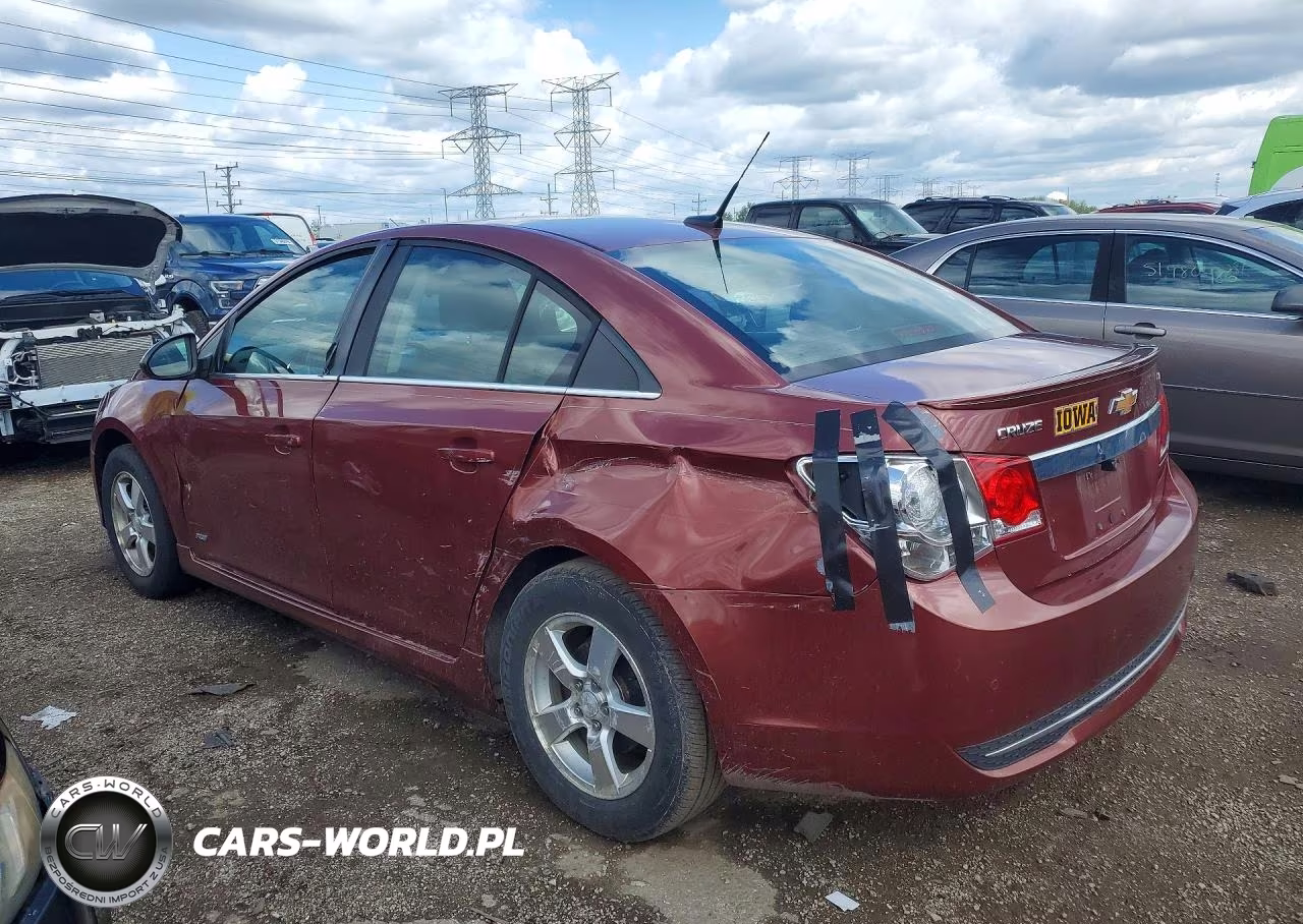 2012 Chevrolet Cruze Lt VIN:1G1PF5SC3C7252170 - 2