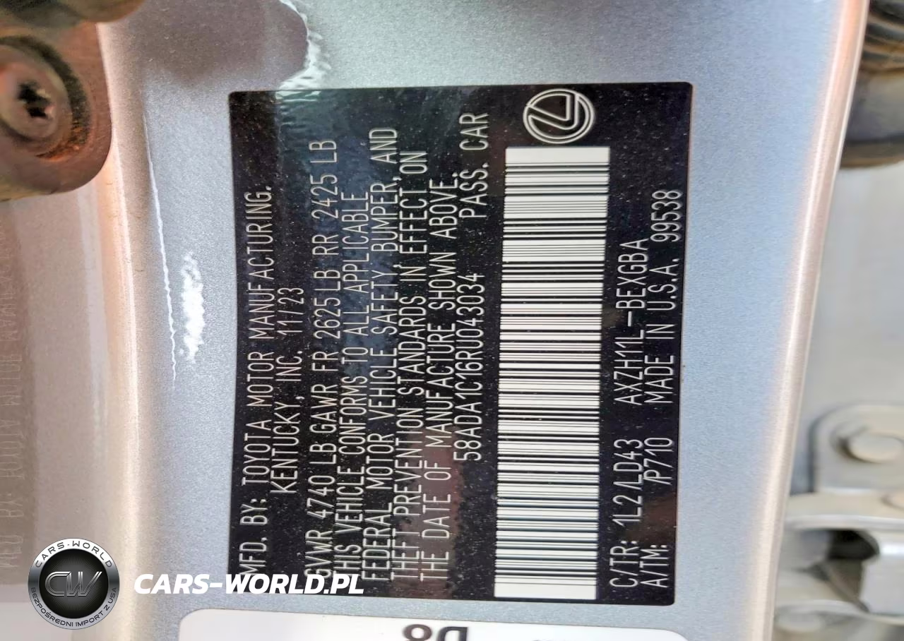 2024 Lexus Es 300H Base VIN:58ADA1C16RU043034 - 13
