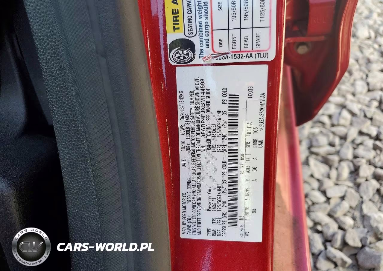 2011 Ford Fiesta Ses VIN:3FADP4FJXBM144598 - 12