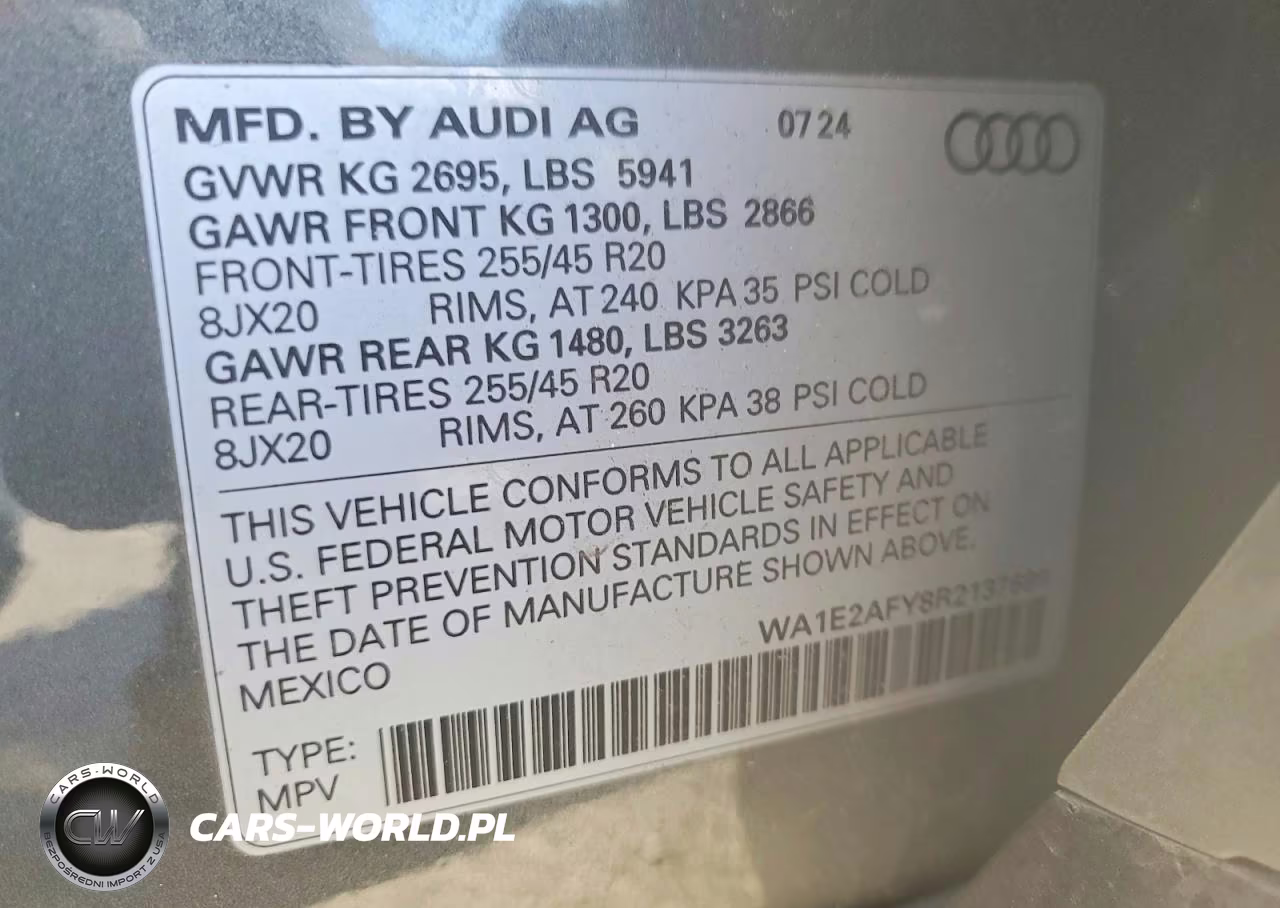 2024 Audi Q5 E Premium Plus 55 VIN:WA1E2AFY8R2137699 - 14