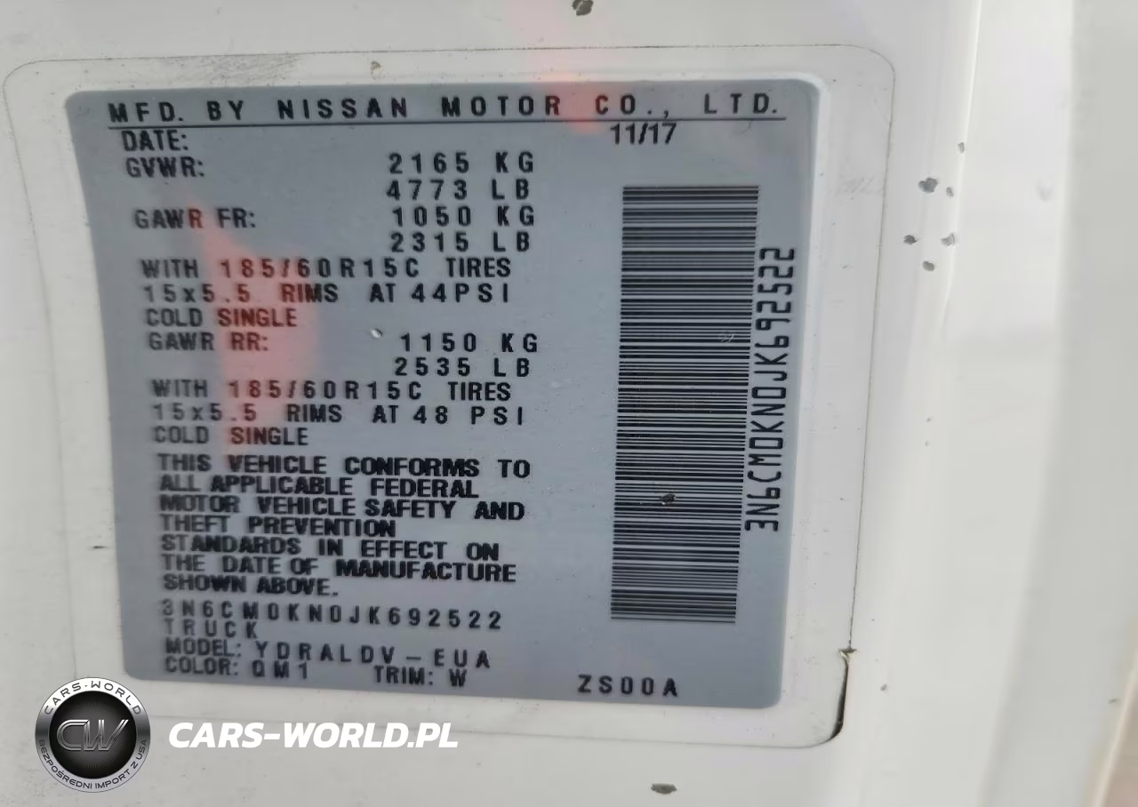 2018 Nissan Nv200 S VIN:3N6CM0KN0JK692522 - 13