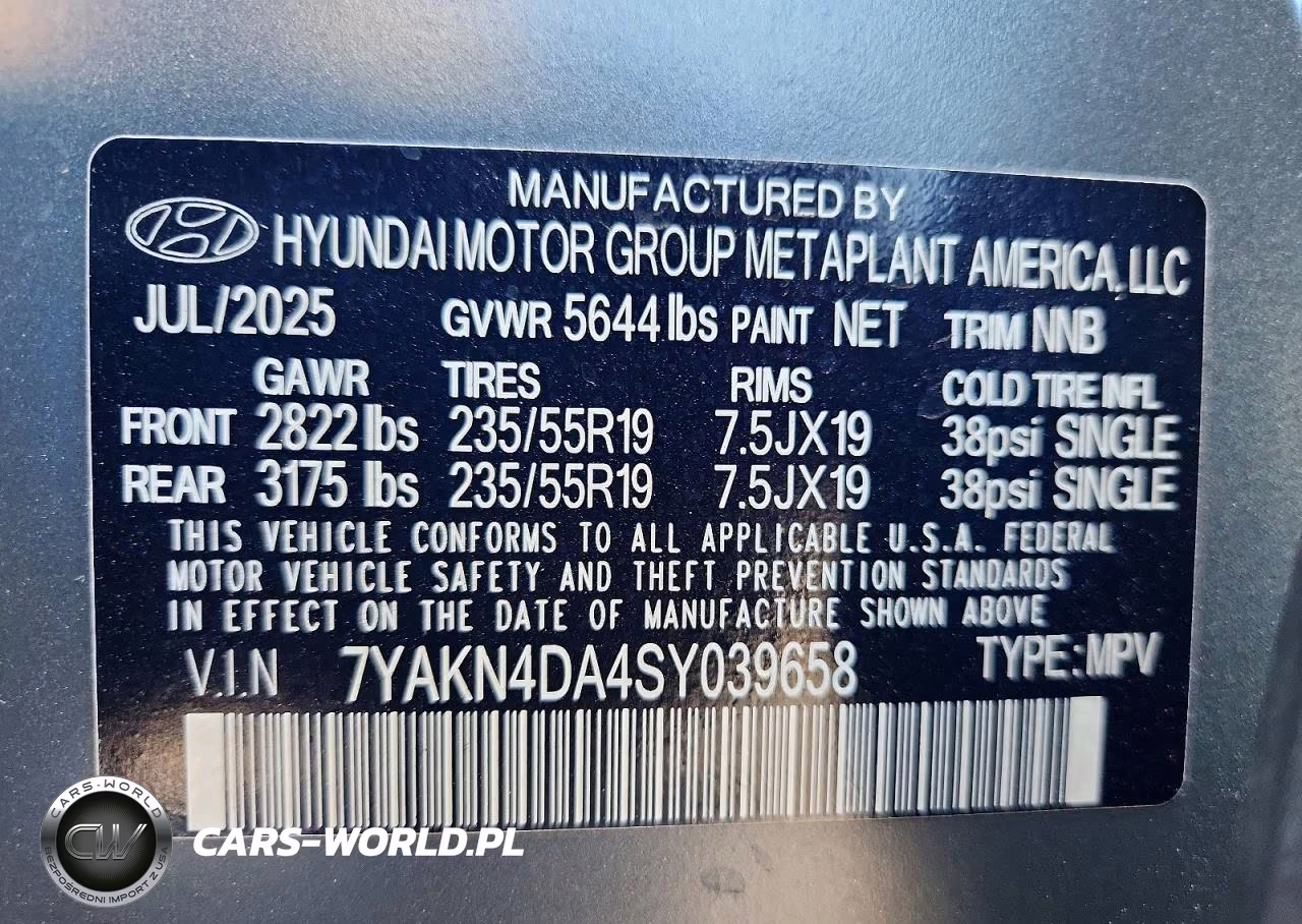 2025 Hyundai Ioniq 5 Sel VIN:7YAKN4DA4SY039658 - 13