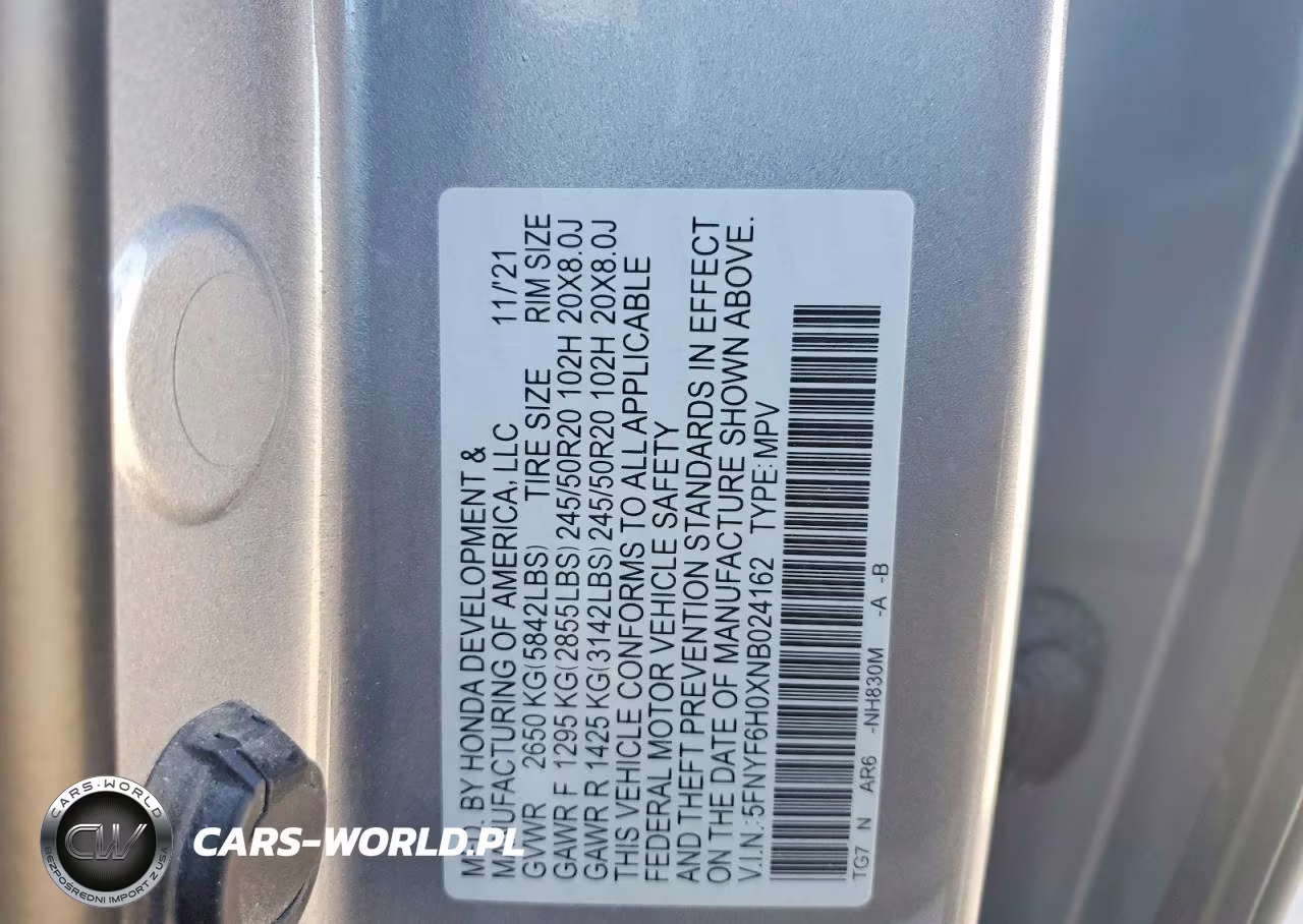 2022 Honda Pilot Elite VIN:5FNYF6H0XNB024162 - 13