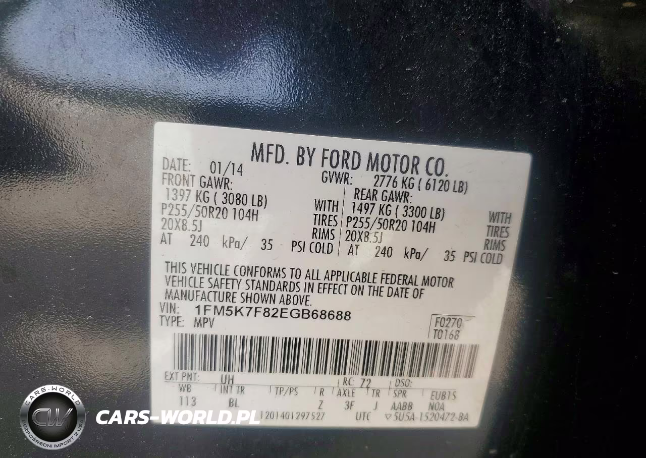 2014 Ford Explorer VIN:1FM5K7F82EGB68688 - 12