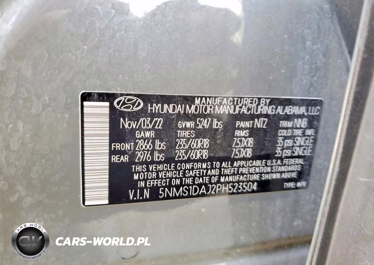 2023 Hyundai Santa Fe Se VIN:5NMS1DAJ2PH523504 - 13