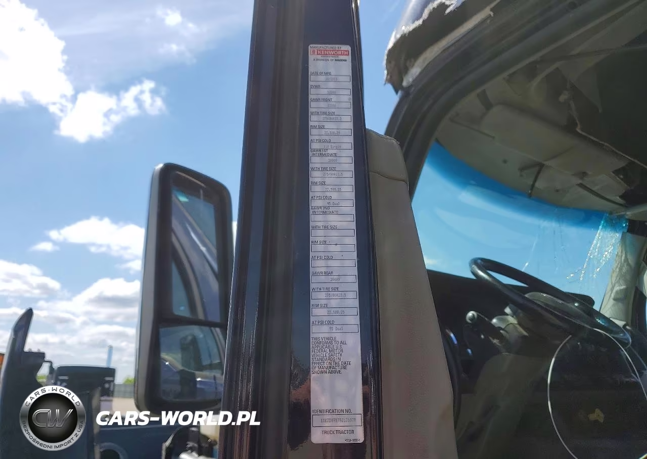 2016 Kenworth Construction T880 VIN:1XKZD49X7GJ131079 - 10