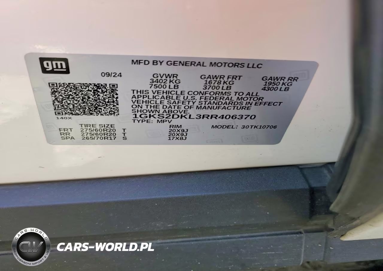 2024 GMC Yukon Denali VIN:1GKS2DKL3RR406370 - 13