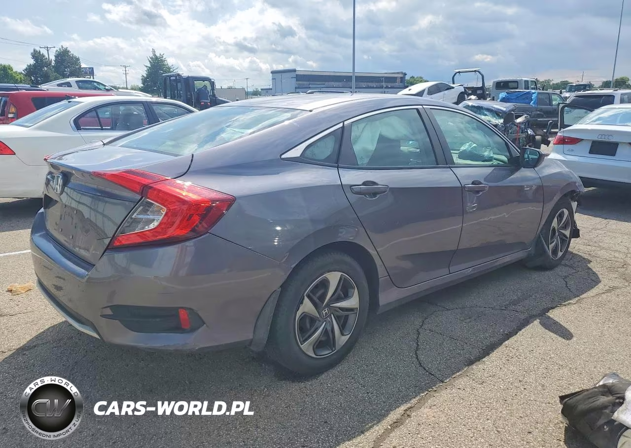 2021 Honda Civic Lx VIN:19XFC2F63ME001665 - 3