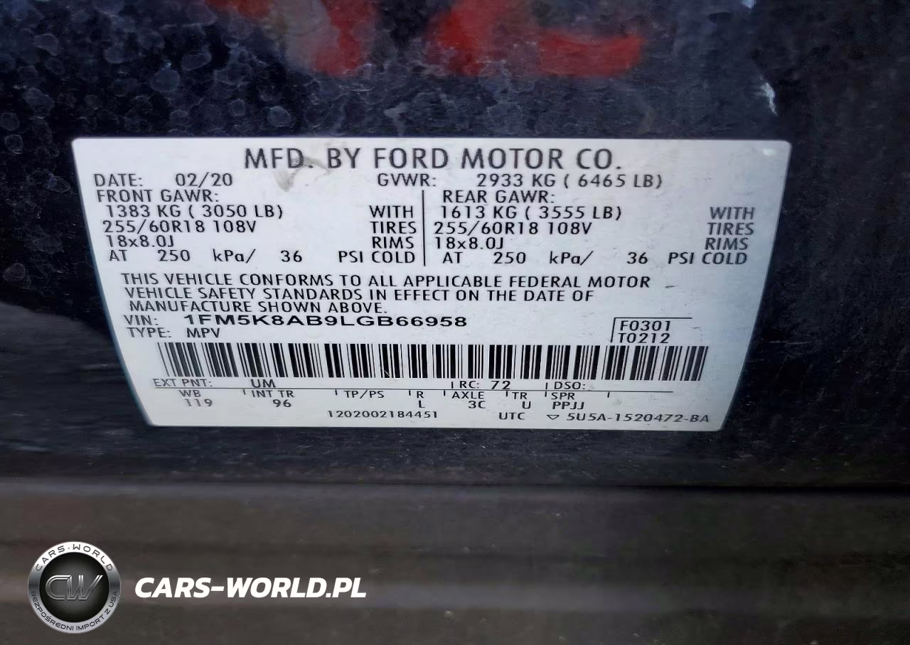 2020 Ford Explorer Police Interceptor VIN:1FM5K8AB9LGB66958 - 13