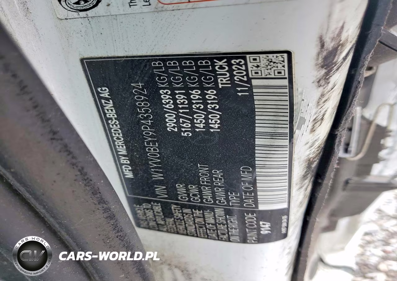2023 Mercedes-Benz Metris VIN:W1YV0BEY9P4358924 - 13