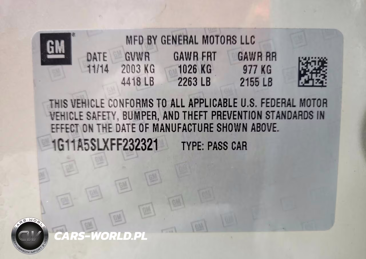 2015 Chevrolet Malibu Ls VIN:1G11A5SLXFF232321 - 12