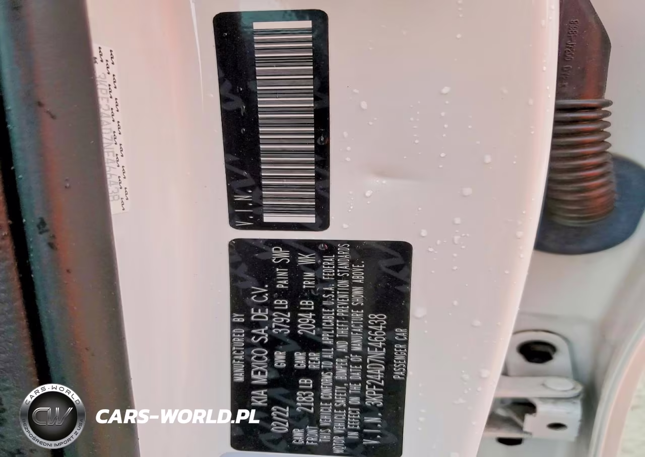2022 Kia Forte Lxs VIN:3KPF24AD7NE466438 - 12