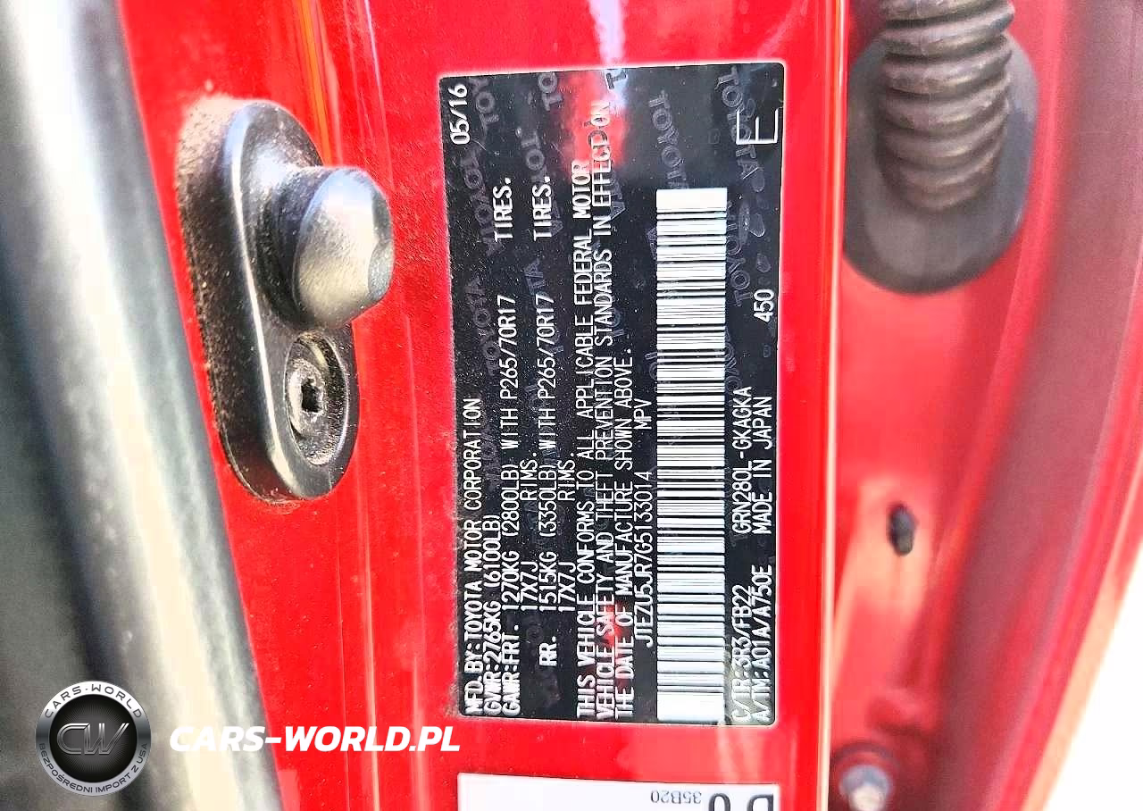 2016 Toyota 4Runner Sr5 VIN:JTEZU5JR7G5133014 - 13