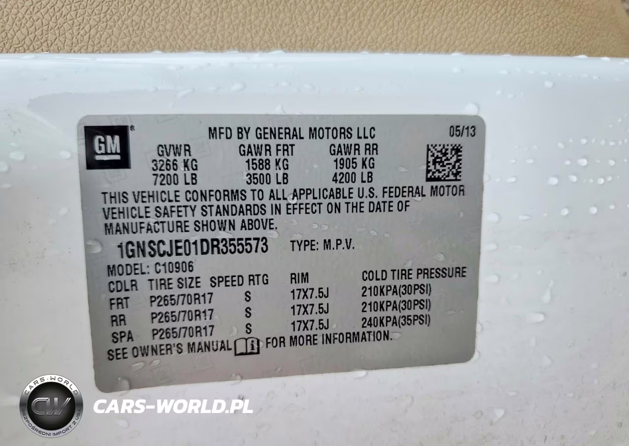 2013 Chevrolet Suburban C1500 Lt VIN:1GNSCJE01DR355573 - 13