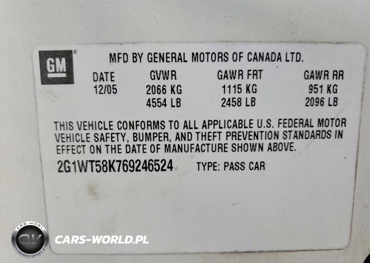 2006 Chevrolet Impala Lt VIN:2G1WT58K769246524 - 12