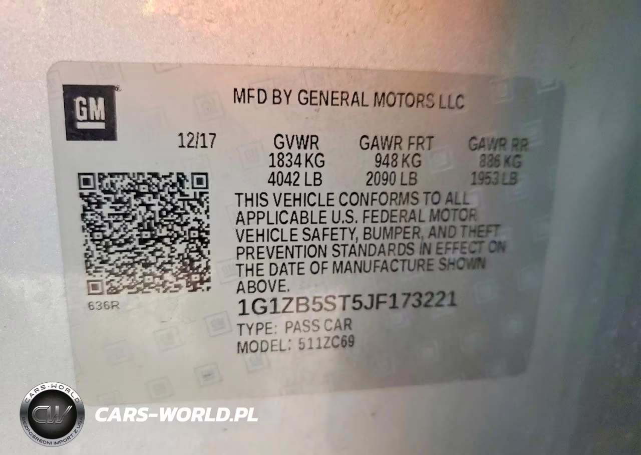 2018 Chevrolet Malibu Ls VIN:1G1ZB5ST5JF173221 - 12
