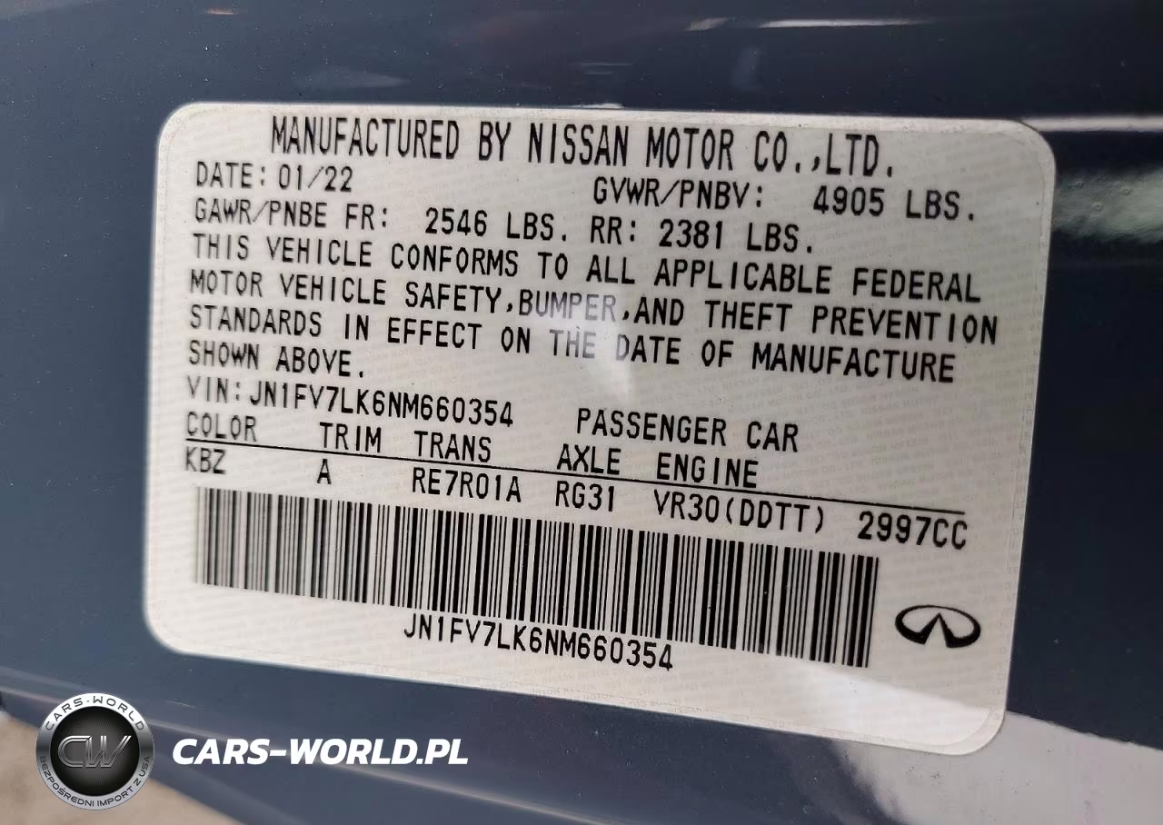 2022 Infiniti Q60 Red Sport 400 VIN:JN1FV7LK6NM660354 - 12