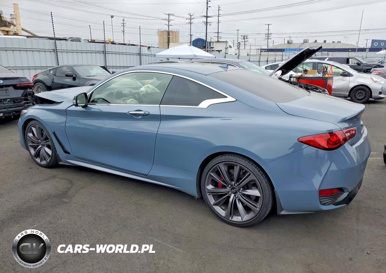 2022 Infiniti Q60 Red Sport 400 VIN:JN1FV7LK6NM660354 - 2