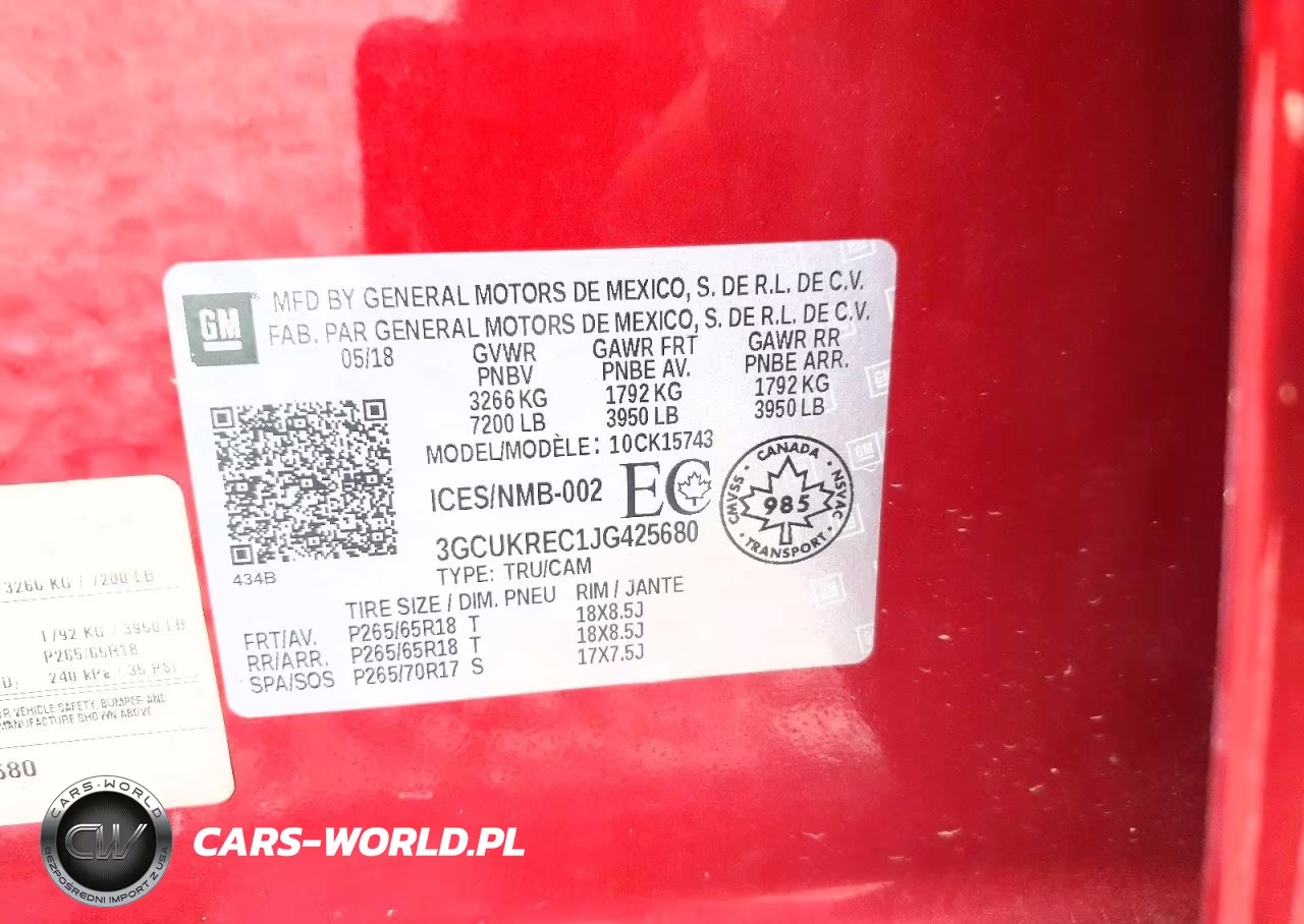 2018 Chevrolet Silverado K1500 Lt VIN:3GCUKREC1JG425680 - 12