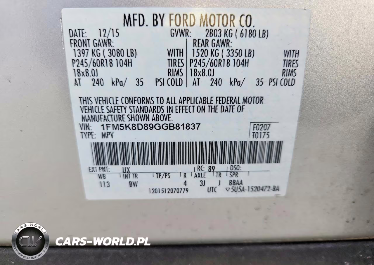 2016 Ford Explorer Xlt VIN:1FM5K8D89GGB81837 - 13