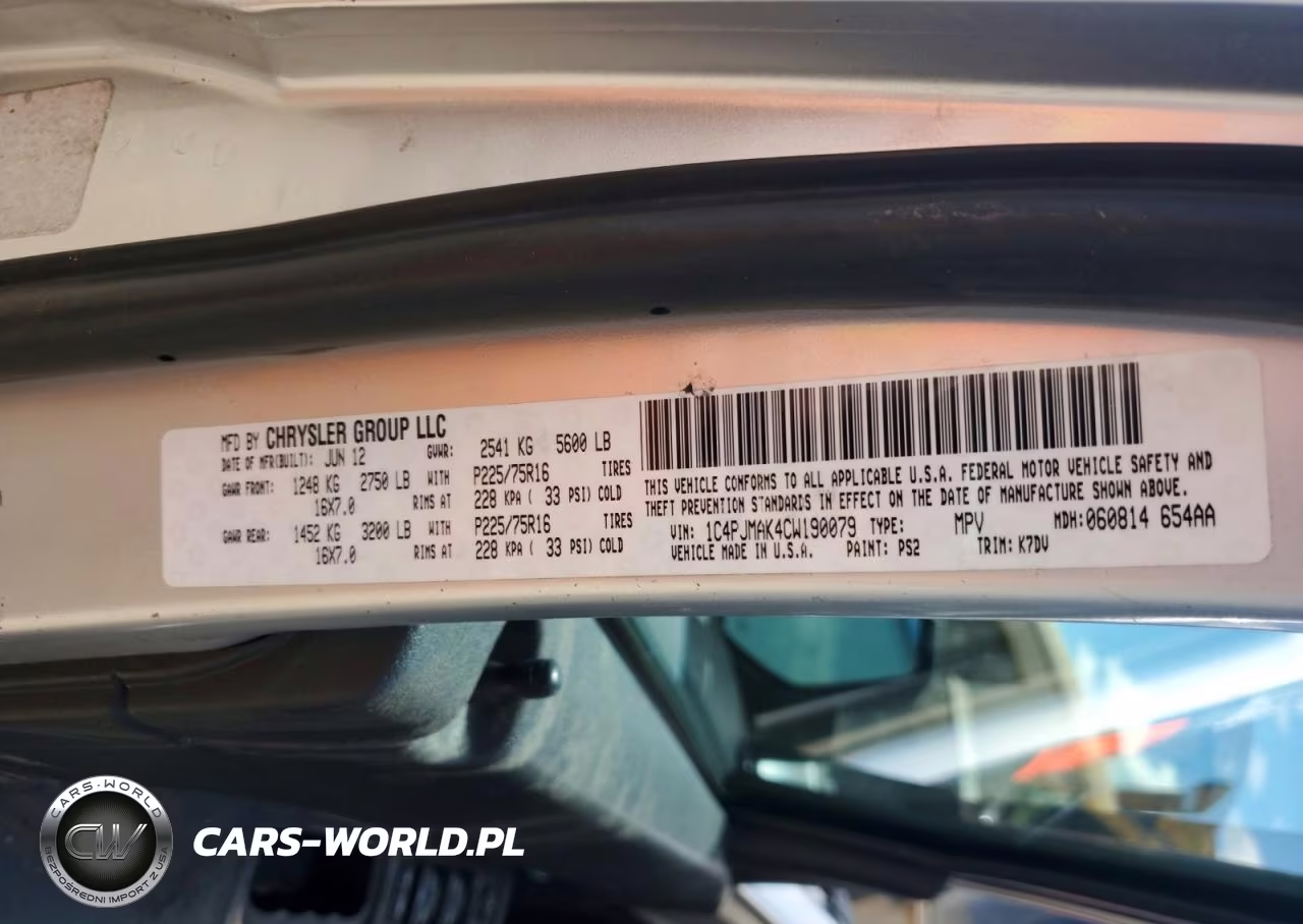 2012 Jeep Liberty Sport VIN:1C4PJMAK4CW190079 - 12