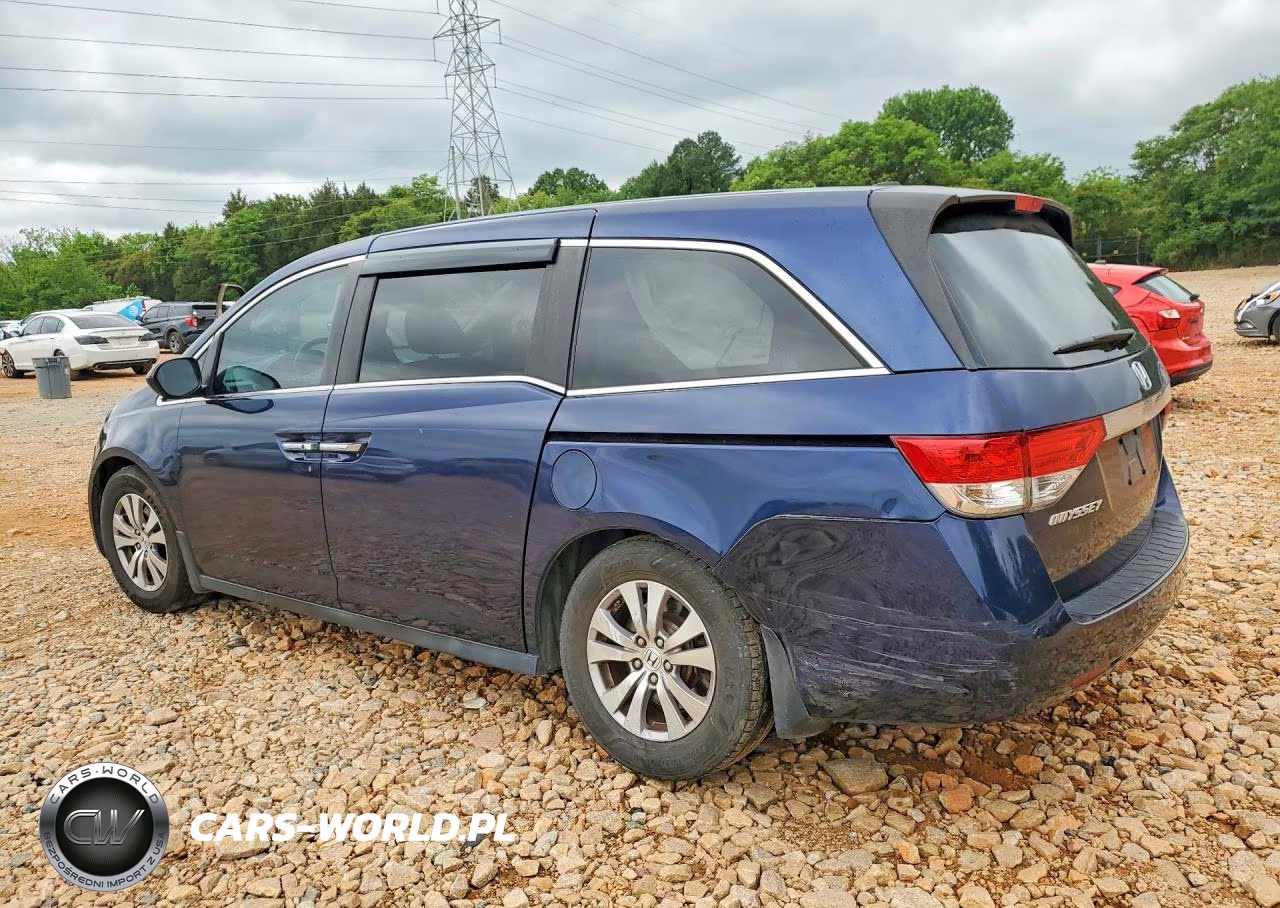 2017 Honda Odyssey Exl VIN:5FNRL5H60HB012604 - 2