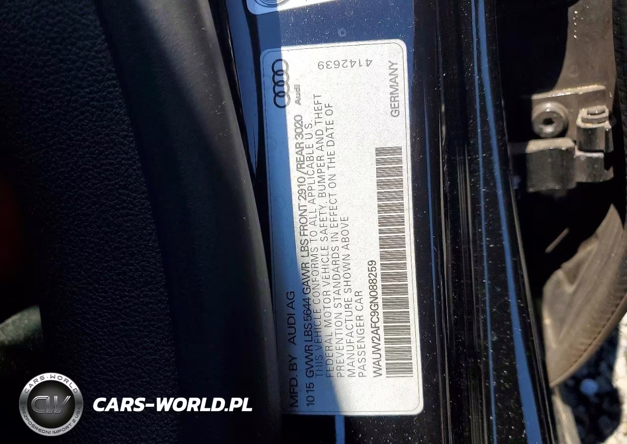2016 Audi S7 Prestige VIN:WAUW2AFC9GN088259 - 12