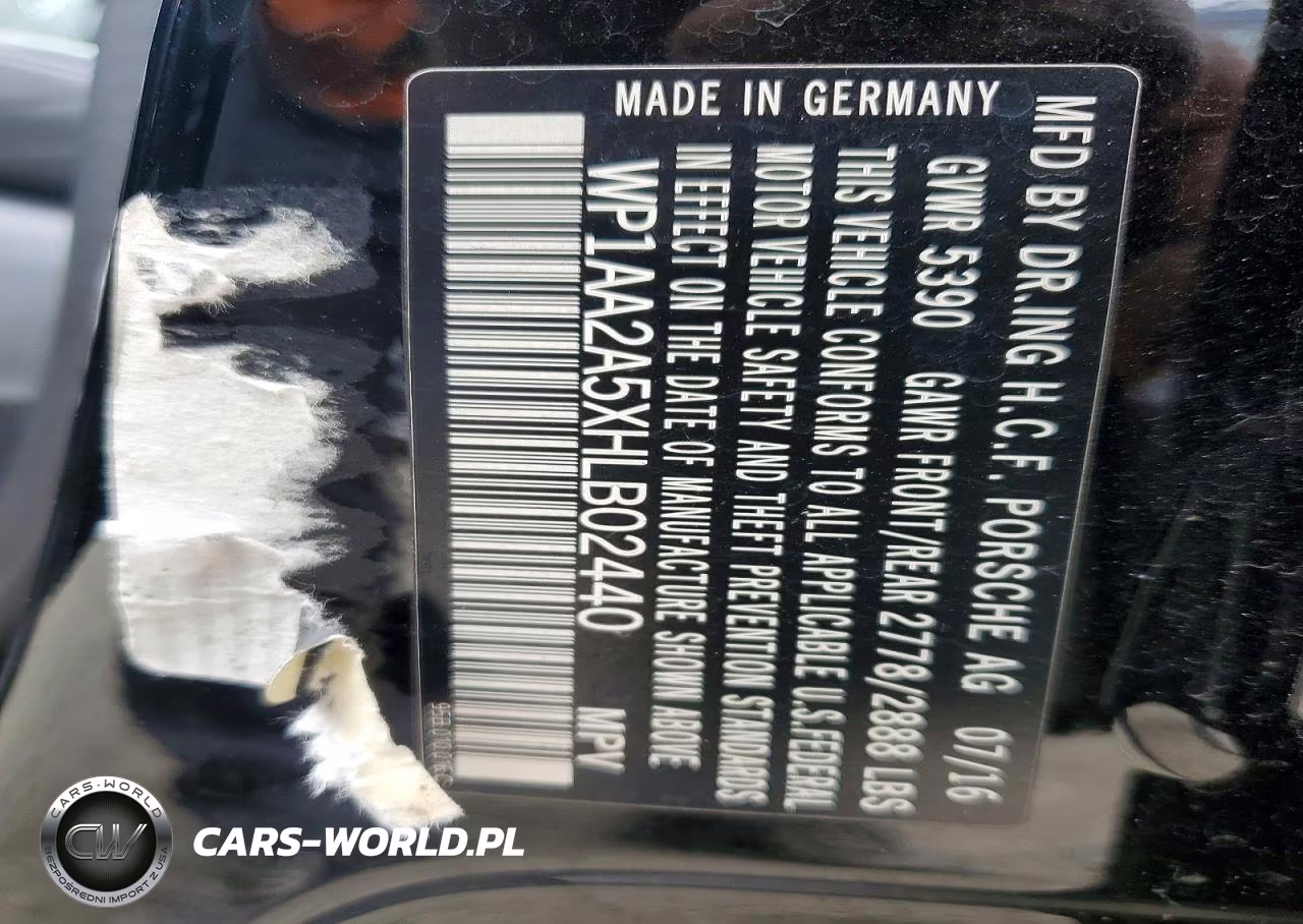 2017 Porsche Macan VIN:WP1AA2A5XHLB02440 - 13