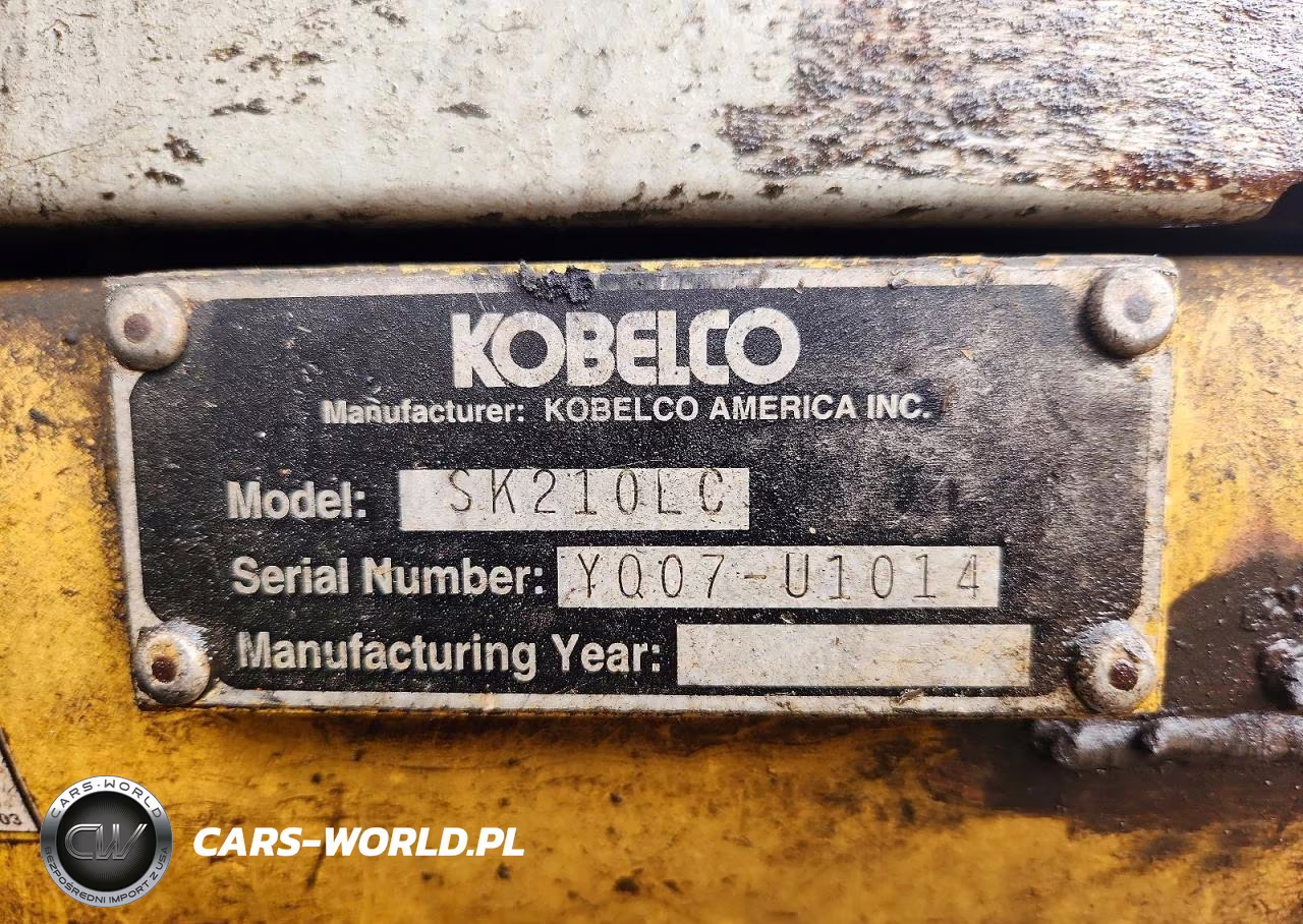 2003 Kobelco Sk210 Lc VIN:Y0007U1014 - 10