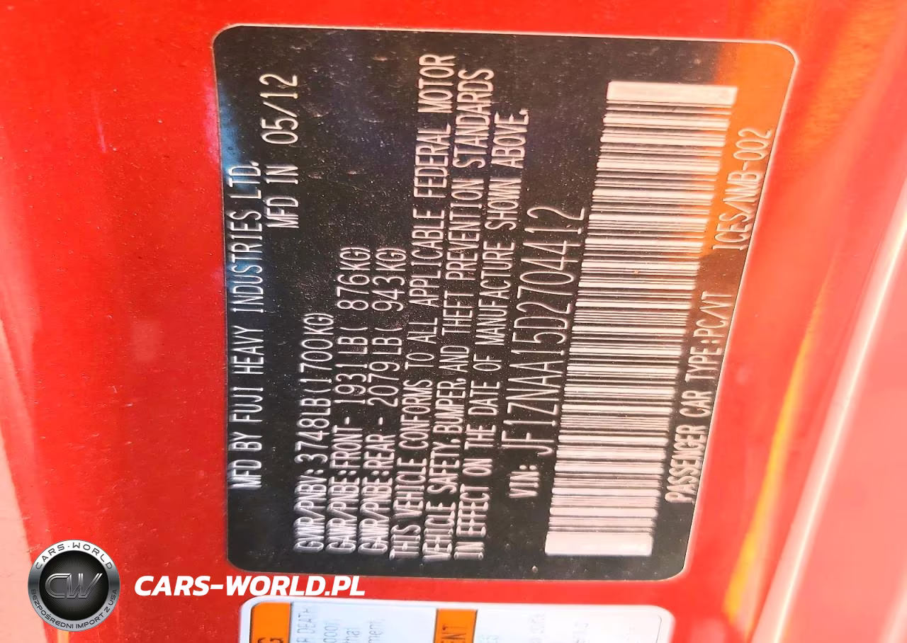 2013 Scion Fr-S Base VIN:JF1ZNAA15D2704412 - 12