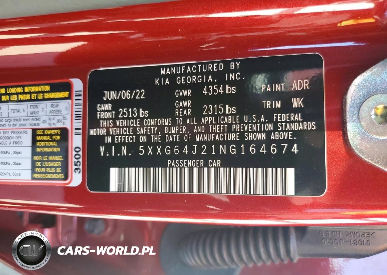 2022 Kia K5 Gt Line VIN:5XXG64J21NG164674 - 13